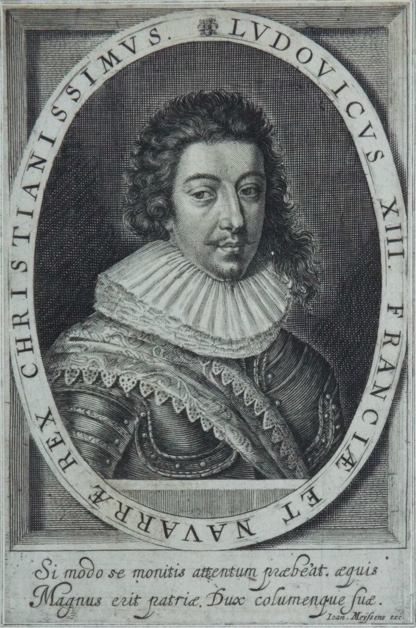 Print - Ludovicus XIII Franciae et Navarrae Rex Christianissimus. - Meyssens